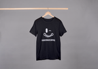 Haringkoppig T-Shirt Zwart