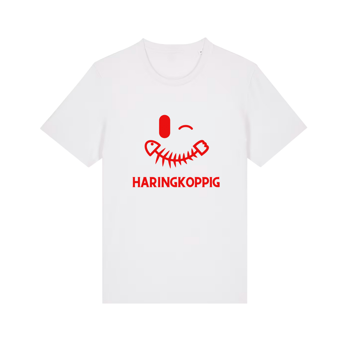 Haringkoppig T-Shirt Wit