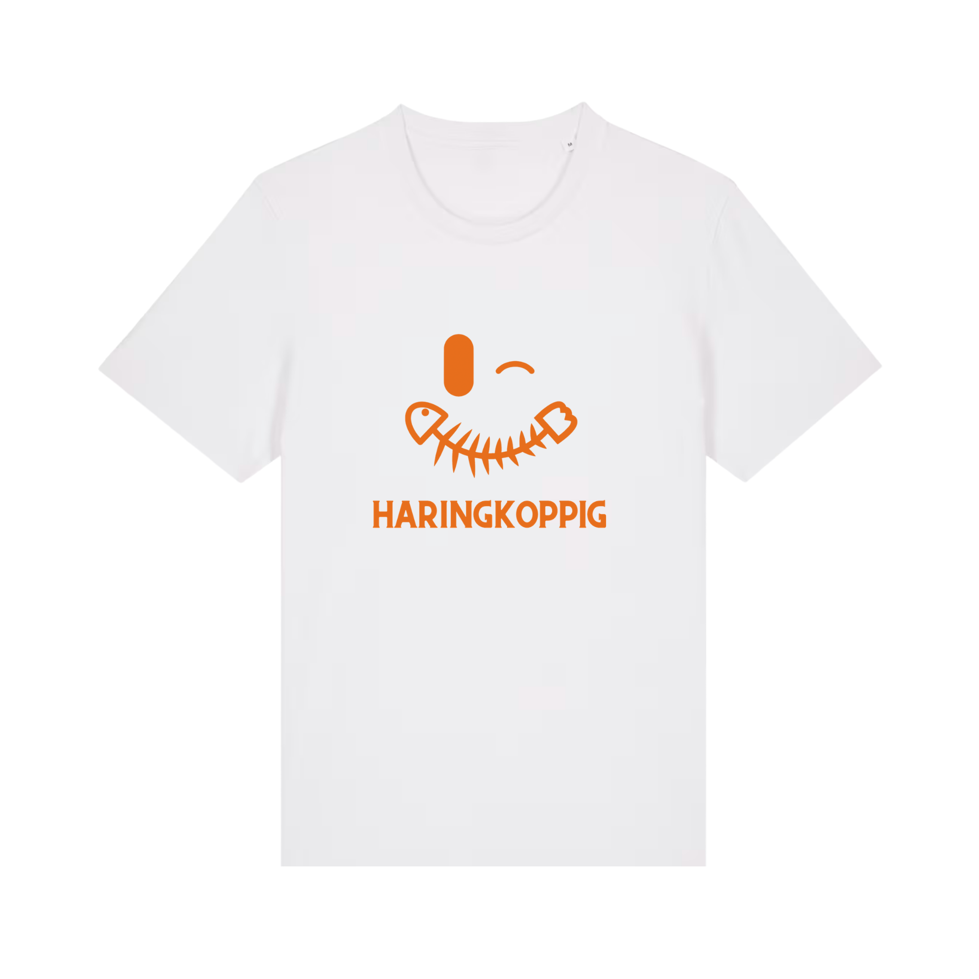Haringkoppig T-Shirt Wit