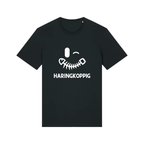 Haringkoppig T-Shirt Zwart