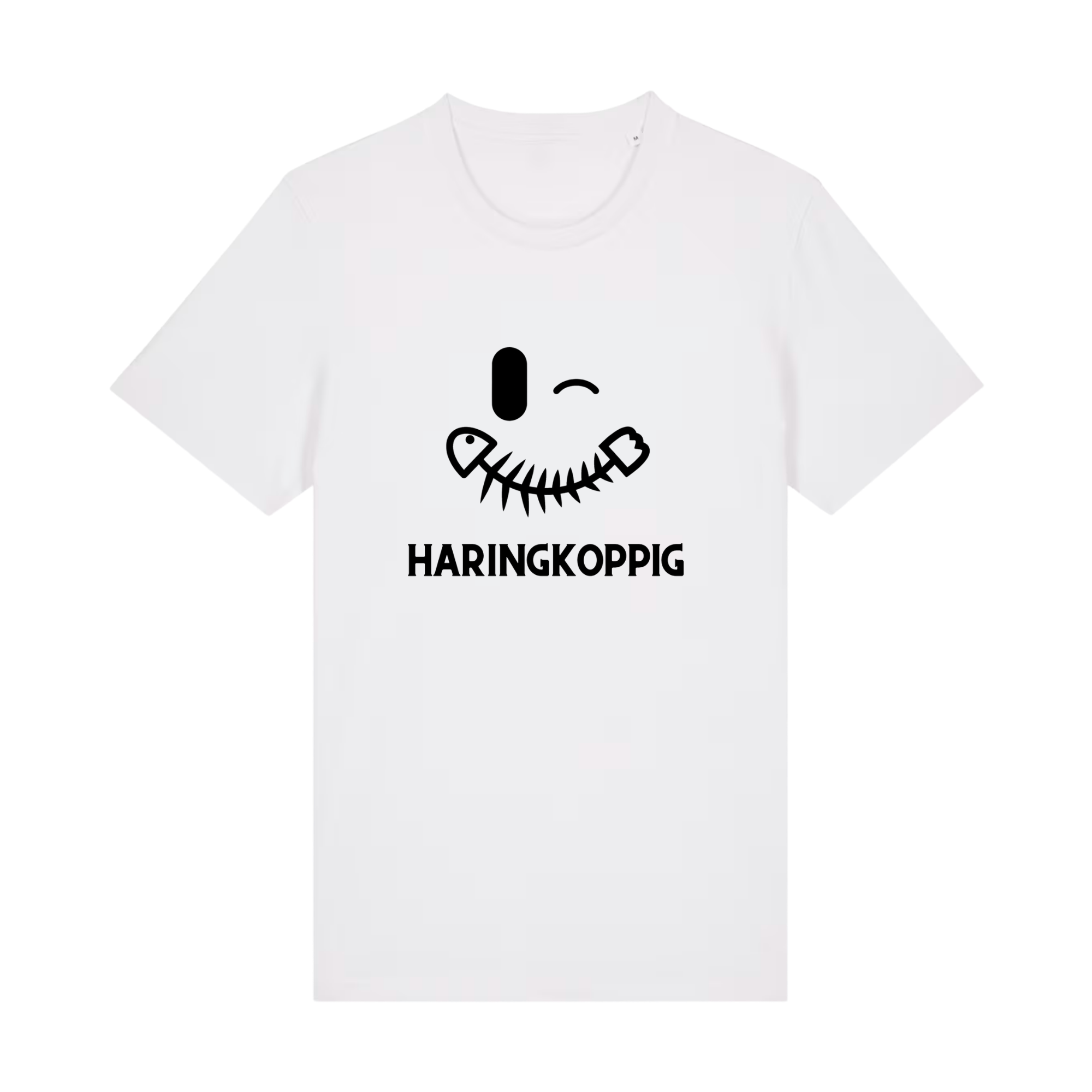 Haringkoppig T-Shirt Wit